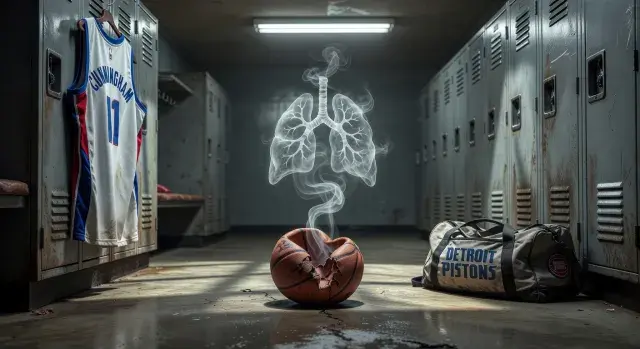 Detroit Pistons guard Cade Cunningham diagnosed with collapsed lung, per ESPN report